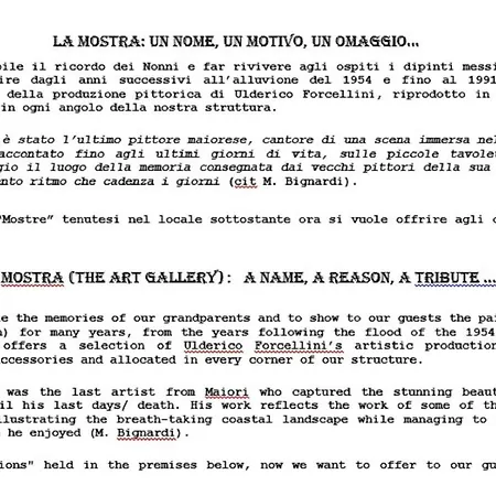 La Mostra Boutique * Maiori